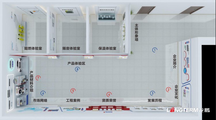 成都瀚江新材科技股份公司产品展示厅设计