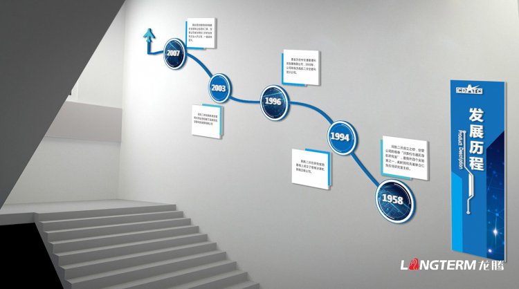 成都民航空管科技发展公司文化墙设计