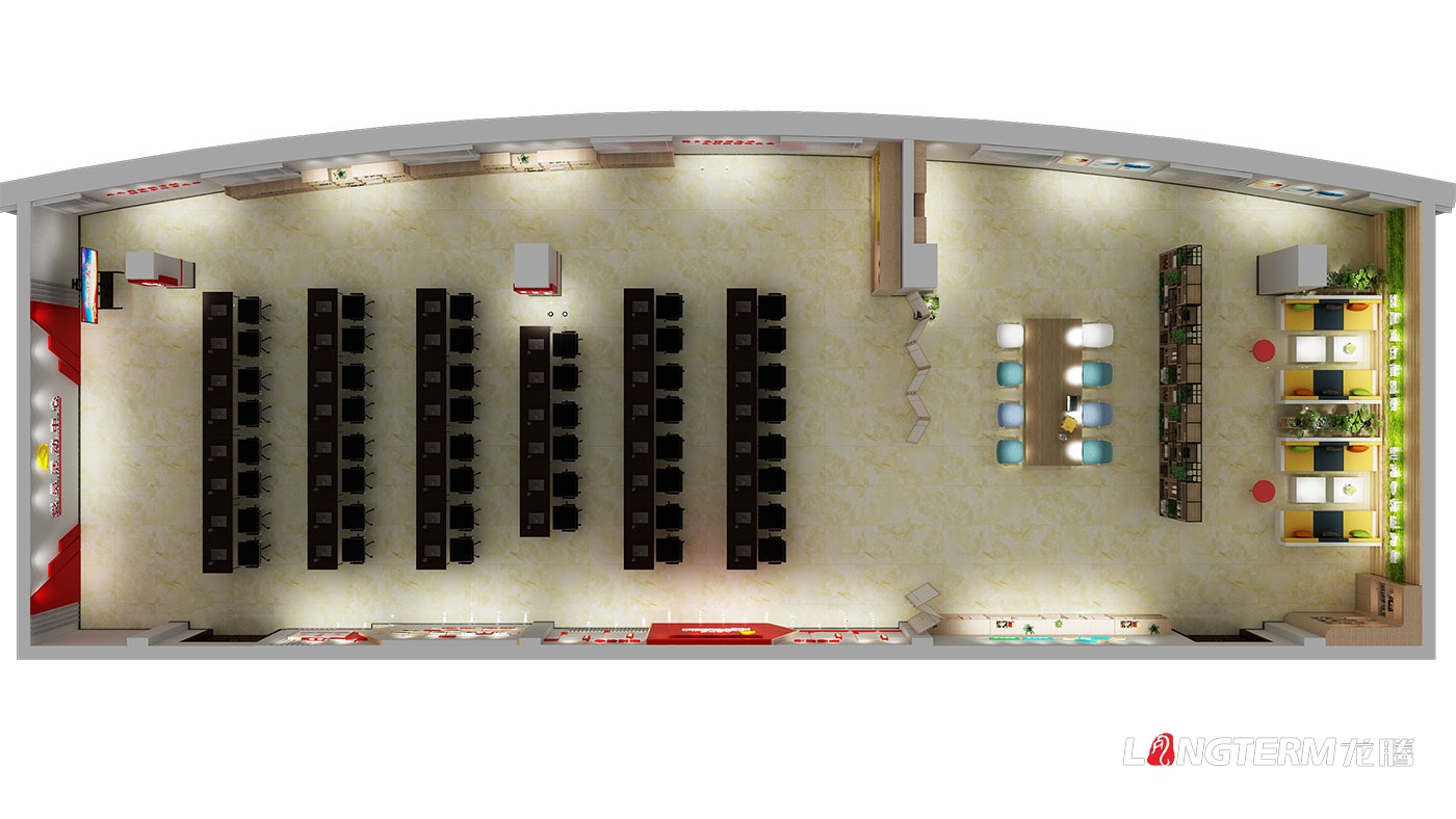 中国生物国药集团蓉生药业党建室和职工之家装饰设计效果图_党员活动中心和员工活动中心