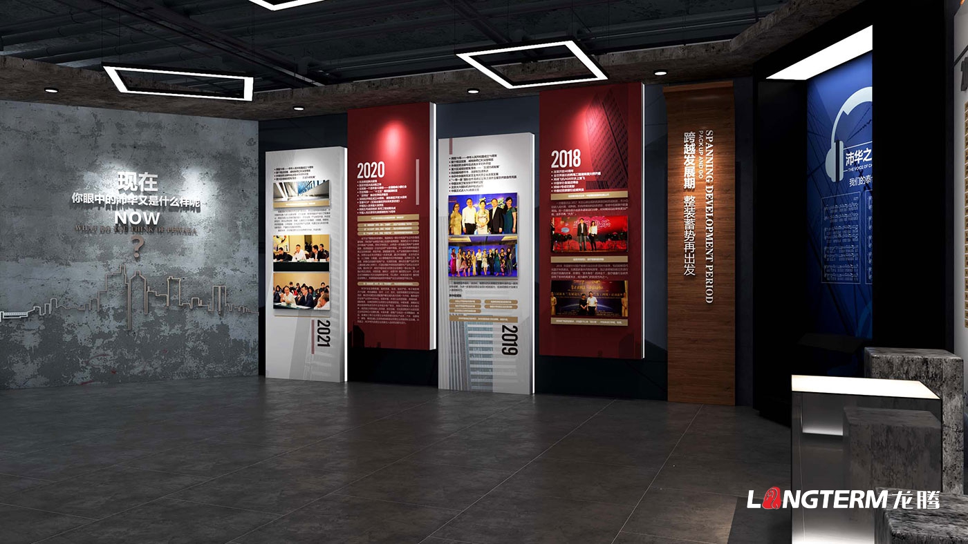 南充泰合集团沛华往事文化记忆展厅设计效果图_企业回顾纪念展示厅策划