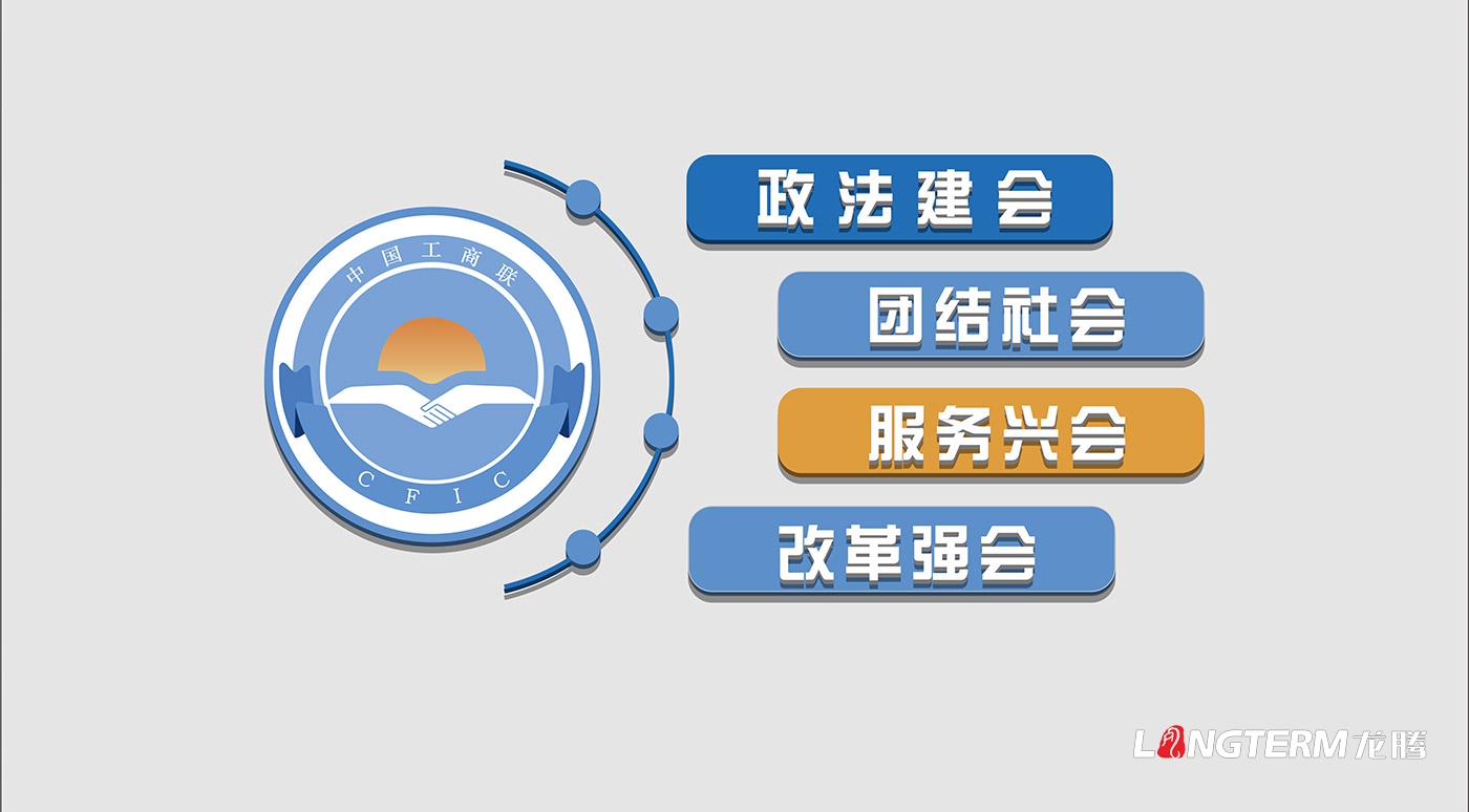 成都市金牛区工商联合会办公室文化墙设计制作