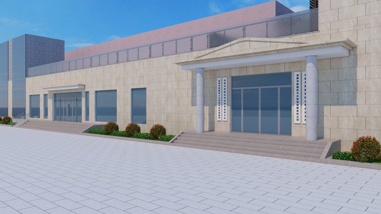 新都人社局大厅改造设计与和谐劳动关系展厅设计