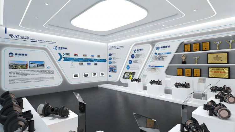 成都正恒动力企业展厅设计施工
