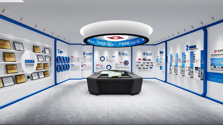 四川盛新锂业公司展厅设计施工一体化