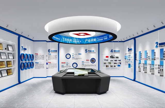 四川盛新锂业公司展厅设计施工一体化-企业展厅设计施工