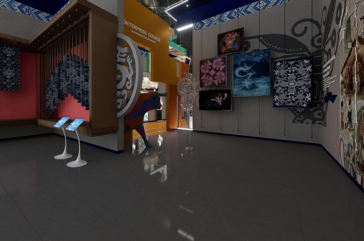 苗绣文化体验中心设计效果图