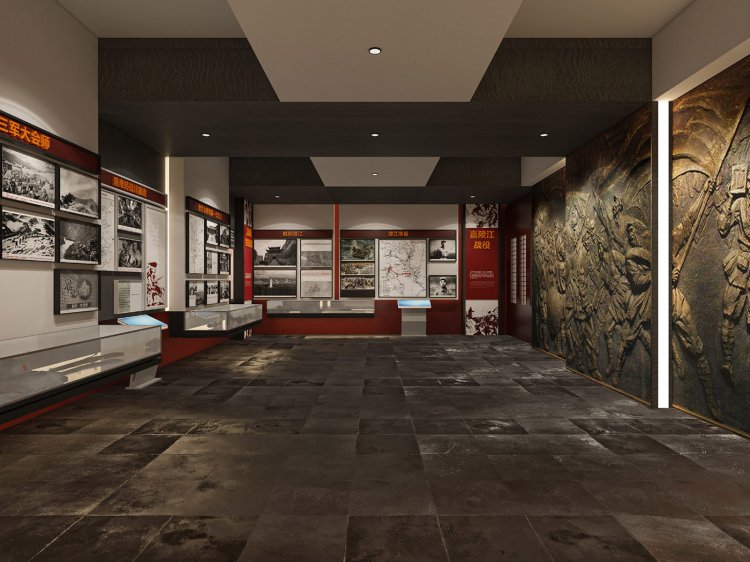 红四方面军总指挥部旧址纪念馆设计效果图