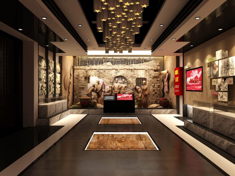 红四方面军总指挥部旧址纪念馆设计效果图